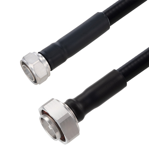 1 M Fire Rated 4.3-10 to 7/16 DIN M/M SPF-500 Low PIM Cable Jumper