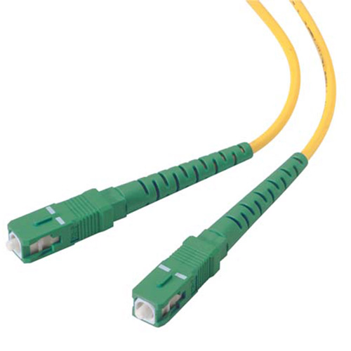 Fiber Optic Patch Cord Simplex SC/APC to SC/APC Single Mode Fiber, OFNR ...