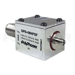 Picture of Type N/SMA F/F Bulkhead Coaxial RF Surge Protector, 1.2GHz - 1.6GHz, 10W, IP67, 6 V Max., 175uJ, 15kA, Avalanche Diode