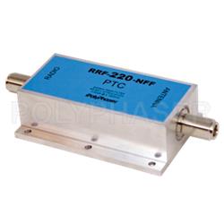 Picture of Positive Train Control (PTC) Filter, Railroad RF Band Pass with Surge Protector, 217 MHz to 223 MHz, Type N F/F, 100W CW, IP67, 50uJ, 10kA